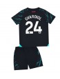 Manchester City Josko Gvardiol #24 Ausweichtrikot für Kinder 2023-24 Kurzarm (+ Kurze Hosen)